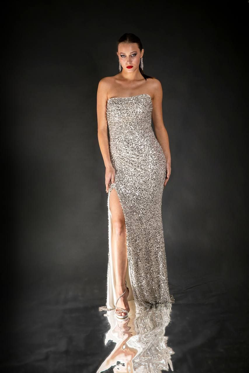 Silver Banger Dress