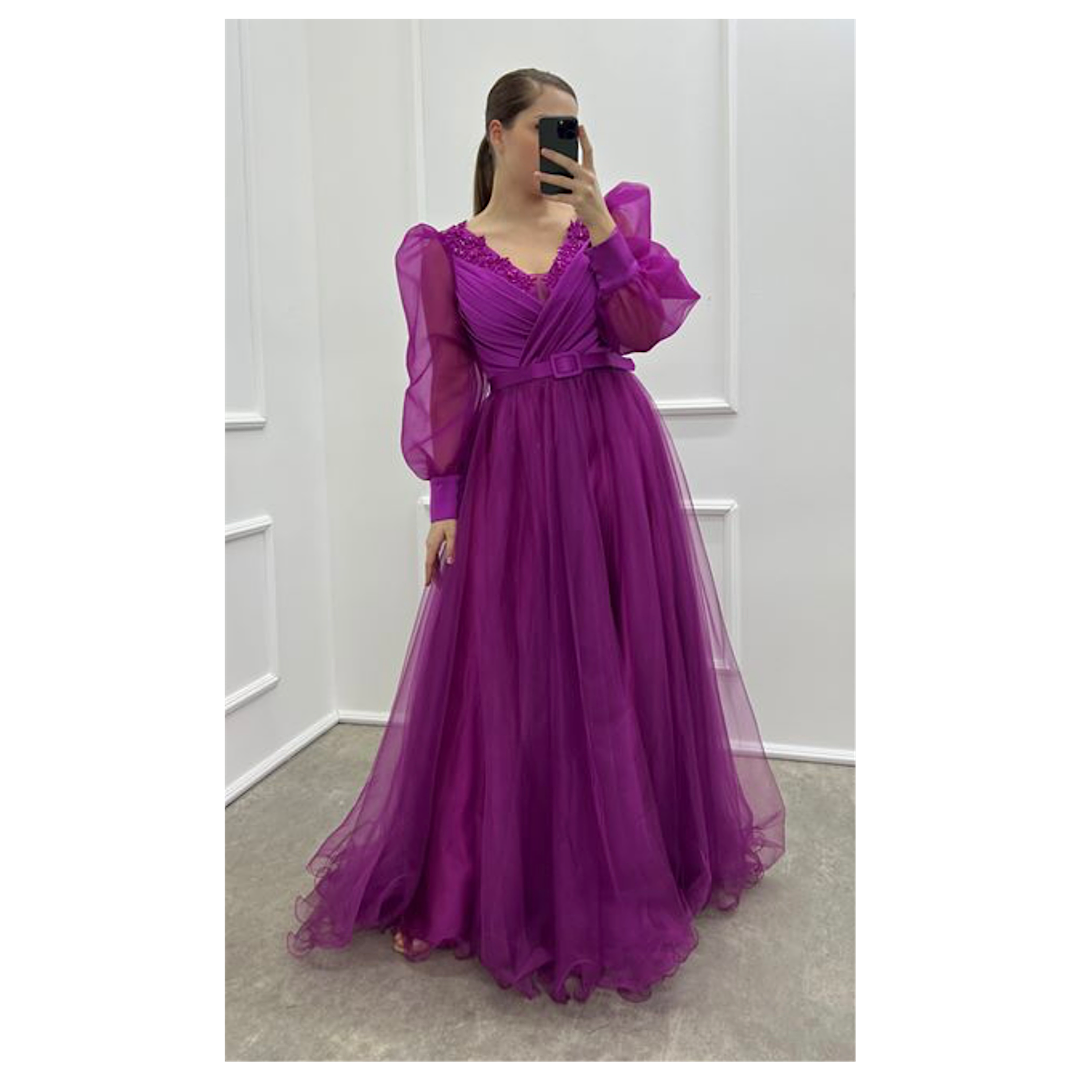 Fuchsia party dress